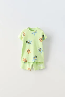 Niños ZARA 1½ - 6 Años·Licencias|1½ - 6 Años·Pijamas<2-6 AÑOS/ PIJAMA RIB BLUEY © LUDO STUDIO