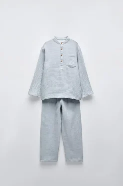 Niños ZARA 1½ - 6 Años·Pijamas|1½ - 6 Años·Pijamas<3-6 AÑOS/ PIJAMA TEXTURA PANADERO