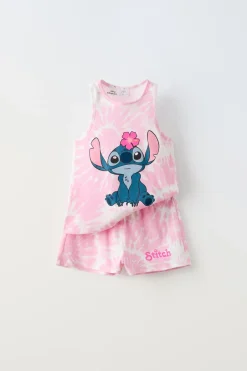 Niños ZARA 6 - 14 Años·Pijamas<6-14 AÑOS/ PIJAMA TIE DYE LILO & STITCH © DISNEY
