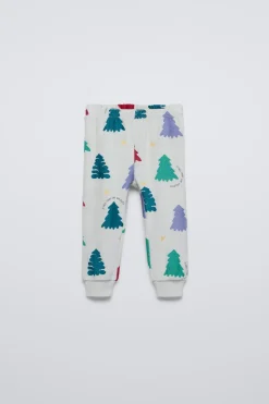 Niños ZARA 1½ - 6 Años·Pijamas|1½ - 6 Años·Pijamas<2-6 AÑOS/ PIJAMA VELOUR ÁRBOLES