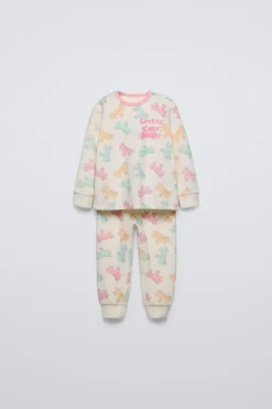 Niños ZARA 1½ - 6 Años·Pijamas<2-6 AÑOS/ PIJAMA VELOUR UNICORNIOS