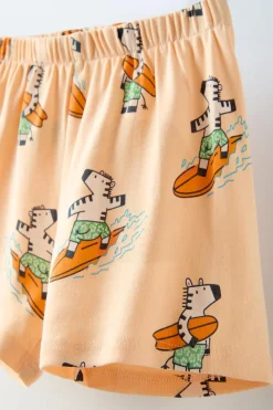 Niños ZARA 1½ - 6 Años·Pijamas|1½ - 6 Años·Pijamas<1-6 AÑOS/ PIJAMA ZEBRAS SURF