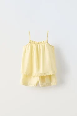 Niños ZARA 6 - 14 Años·Pijamas<6-14 AÑOS/ PIJAMAS SCHIFFLI TIRANTES