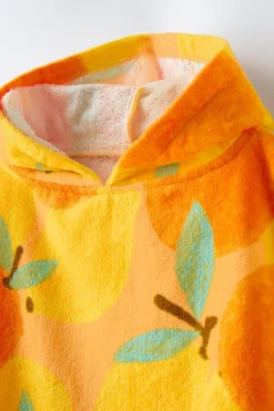 Niños ZARA 1½ - 6 Años·Accesorios|1½ - 6 Años·Accesorios<4-5 AÑOS/ PONCHO TOALLA FRUTAS