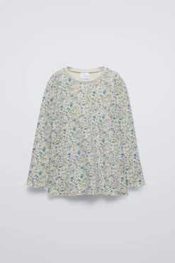 Niños ZARA 6 - 14 Años·Pijamas<6-14 AÑOS/PIJAMA FLORECITAS