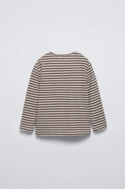 Niños ZARA 1½ - 6 Años·Pijamas|1½ - 6 Años·Pijamas<2-6 AÑOS/PIJAMA RAYAS CON BOLSA