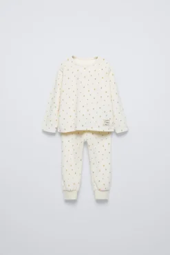 Niños ZARA 1½ - 6 Años·Pijamas|1½ - 6 Años·Pijamas<18 MESES - 6 AÑOS/ PIJAMA VELOUR CORAZONES