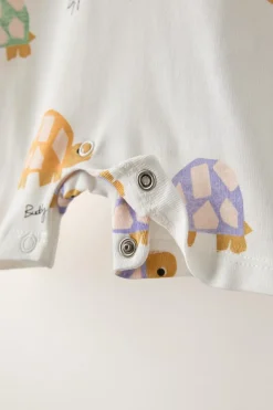 Niños ZARA 0 - 6 Meses·Ropa Interior / Pijamas|6 - 18 Meses·Ropa Interior / Pijamas<1-18 MESES/ PACK DOS PIJAMAS CORTOS ENTEROS TORTUGAS