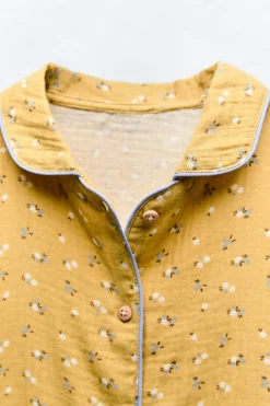 Niños ZARA 1½ - 6 Años·Pijamas<3-6/ PIJAMA CAMISERO FLORES