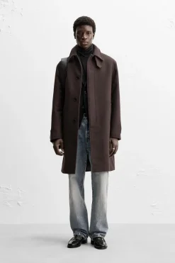 Clearance ABRIGO 100% LANA Hombre Cazadoras|Abrigos / Gabardinas