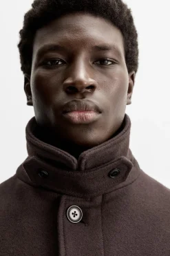 Clearance ABRIGO 100% LANA Hombre Cazadoras|Abrigos / Gabardinas