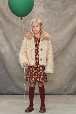 Niños ZARA 6 - 14 Años·Abrigos<ABRIGO BORREGUILLO BOTONES FLORES LIMITED EDITION