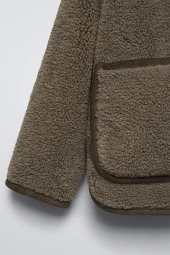 Niños ZARA 6 - 14 Años·Abrigos|6 - 14 Años·Abrigos<ABRIGO BORREGUILLO CAPUCHA