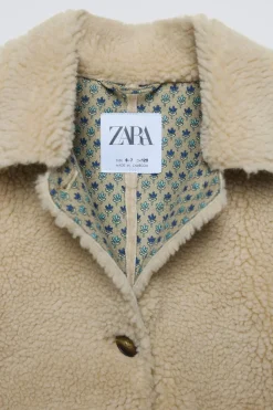 Niños ZARA 6 - 14 Años·Abrigos<ABRIGO BORREGUILLO DOBLE FAZ