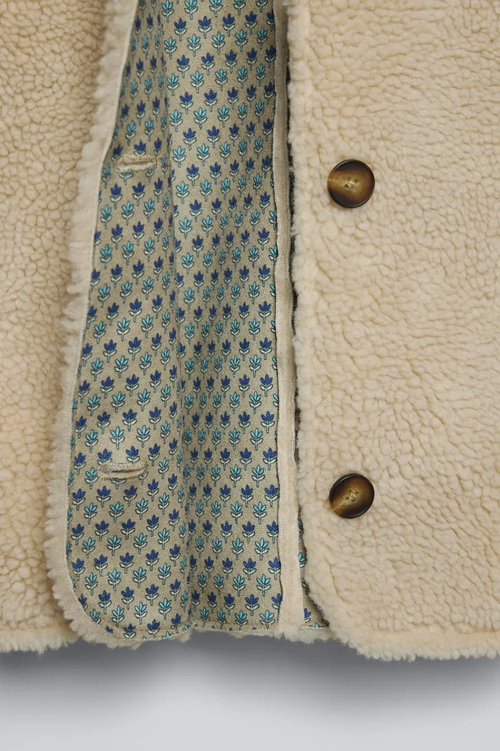 Niños ZARA 6 - 14 Años·Abrigos<ABRIGO BORREGUILLO DOBLE FAZ