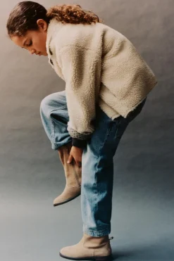 Niños ZARA 6 - 14 Años·Abrigos<ABRIGO BORREGUILLO DOBLE FAZ