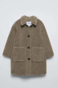 Niños ZARA 6 - 14 Años·Abrigos<ABRIGO BORREGUILLO DOBLE FAZ