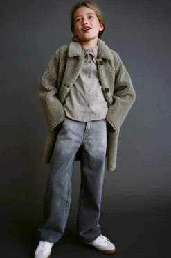 Niños ZARA 6 - 14 Años·Abrigos<ABRIGO BORREGUILLO DOBLE FAZ