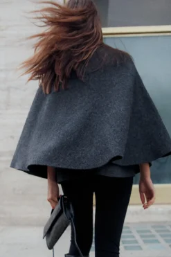 Online ABRIGO CAPA PUNTO Mujer Abrigos / Anoraks|Chaquetas / Cazadoras