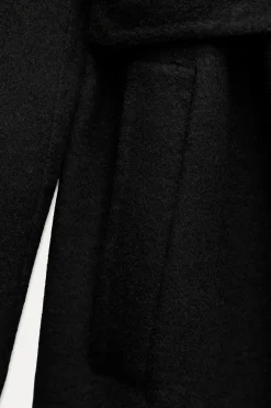 Outlet ABRIGO CINTURÓN CON LANA Mujer Abrigos / Anoraks