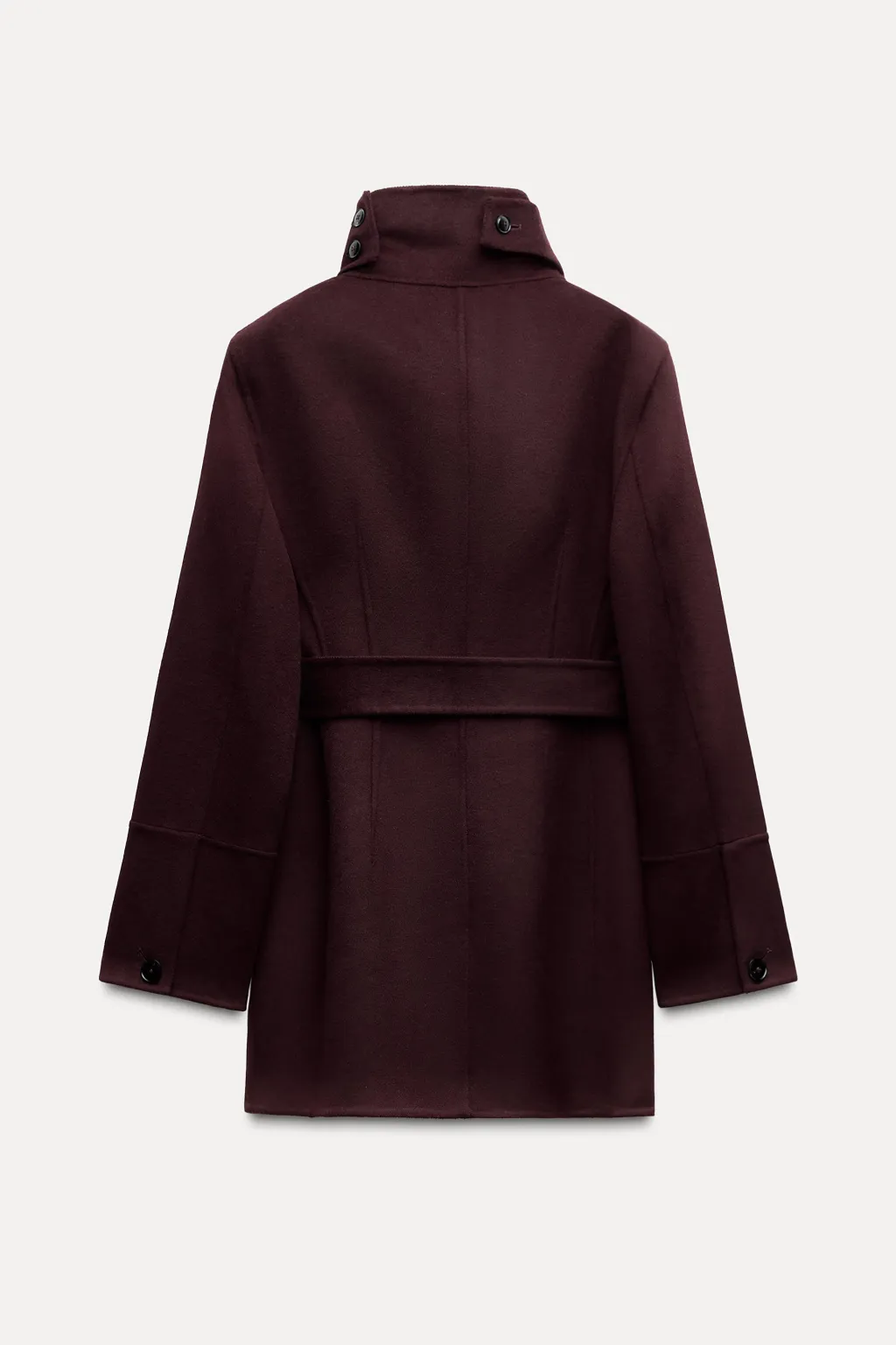 Clearance ABRIGO CINTURÓN CON LANA ZW COLLECTION Mujer Abrigos / Anoraks