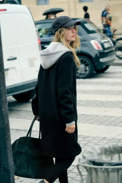 Online ABRIGO COMBINADO CAPUCHA DESMONTABLE Mujer Abrigos / Anoraks