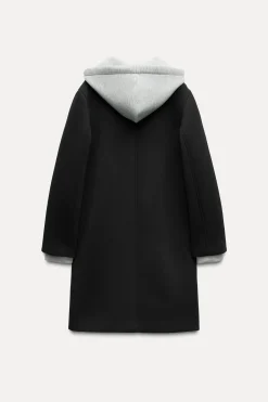 Online ABRIGO COMBINADO CAPUCHA DESMONTABLE Mujer Abrigos / Anoraks
