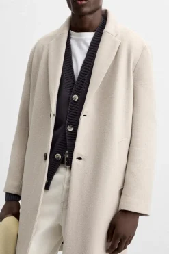 Best ABRIGO CON LANA Hombre Cazadoras|Abrigos / Gabardinas