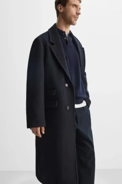 Best ABRIGO CON LANA Hombre Cazadoras|Abrigos / Gabardinas