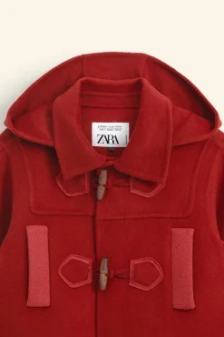 Niños ZARA 6 - 14 Años·Abrigos<ABRIGO CON LANA ALAMARES LIMITED EDITION