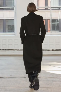 Discount ABRIGO CON LANA CINTURÓN ZW COLLECTION Mujer Abrigos / Anoraks