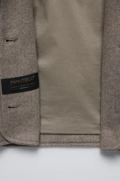 Niños ZARA 0 - 6 Meses·Sacos / Buzos|6 - 18 Meses·Abrigos / Buzos<ABRIGO CON LANA MANTECO