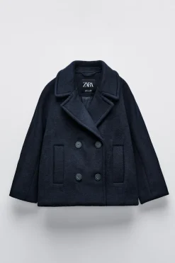 Niños ZARA 6 - 14 Años·Abrigos<ABRIGO CORTO BOTONES