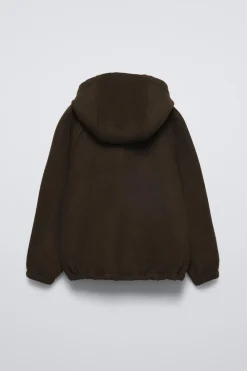 Niños ZARA 6 - 14 Años·Abrigos<ABRIGO CORTO CAPUCHA CON LANA