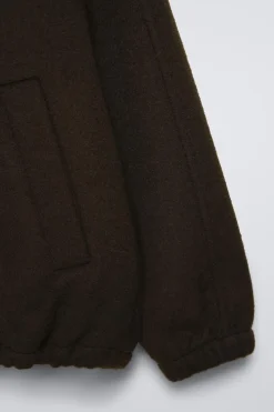 Niños ZARA 6 - 14 Años·Abrigos<ABRIGO CORTO CAPUCHA CON LANA