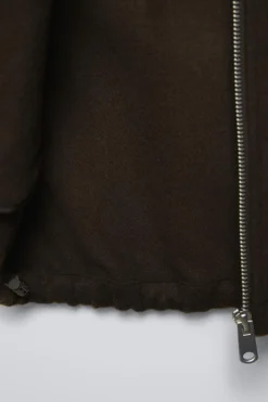 Niños ZARA 6 - 14 Años·Abrigos<ABRIGO CORTO CAPUCHA CON LANA