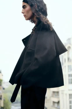 Sale ABRIGO CORTO CON LANA ZW COLLECTION Mujer Abrigos / Anoraks