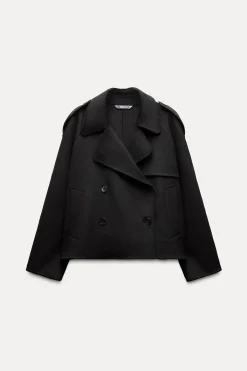 Sale ABRIGO CORTO CON LANA ZW COLLECTION Mujer Abrigos / Anoraks