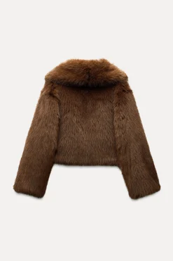 Best ABRIGO CORTO EFECTO PELO Mujer Abrigos / Anoraks