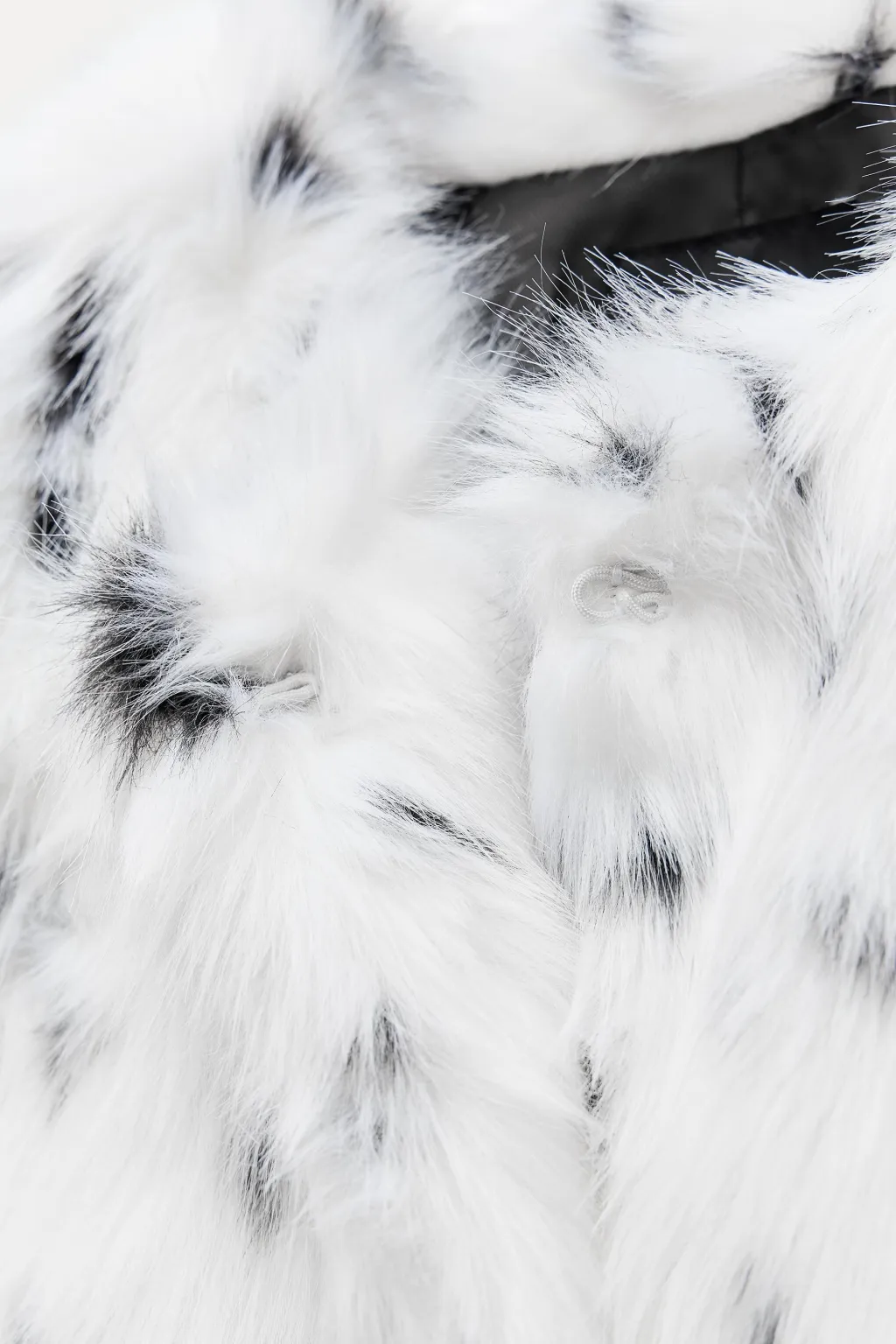 Fashion ABRIGO CORTO EFECTO PELO ESTAMPADO ANIMAL Mujer Abrigos / Anoraks