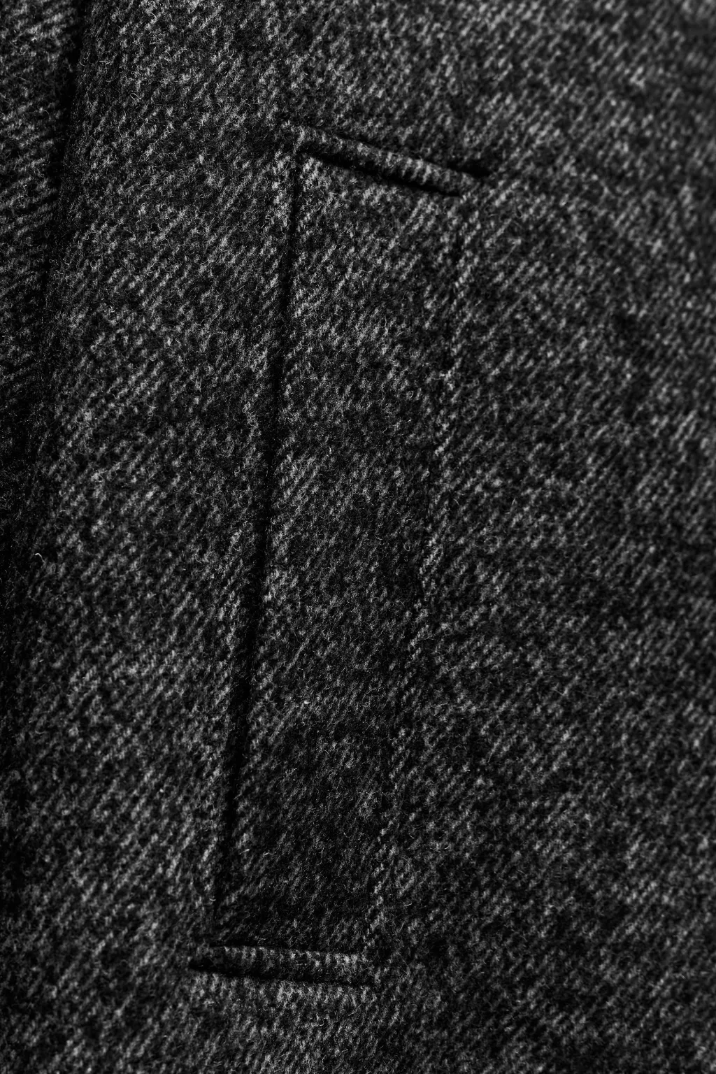 Outlet ABRIGO CORTO ESPIGA CON LANA ZW COLLECTION Mujer Abrigos / Anoraks