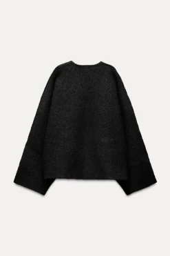 New ABRIGO CORTO KIMONO PUNTO ALAMAR Mujer Chaquetas / Cazadoras|Cárdigan / Jerséis