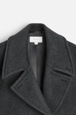 Clearance ABRIGO CORTO MEZCLA LANA Hombre Cazadoras|Abrigos / Gabardinas