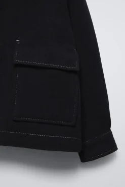 Niños ZARA 6 - 14 Años·Abrigos<ABRIGO CORTO PESPUNTES