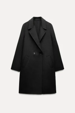 Best ABRIGO CRUZADO CON LANA Mujer Abrigos / Anoraks