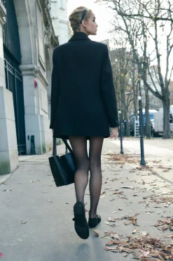 Discount ABRIGO CRUZADO CON LANA Mujer Abrigos / Anoraks