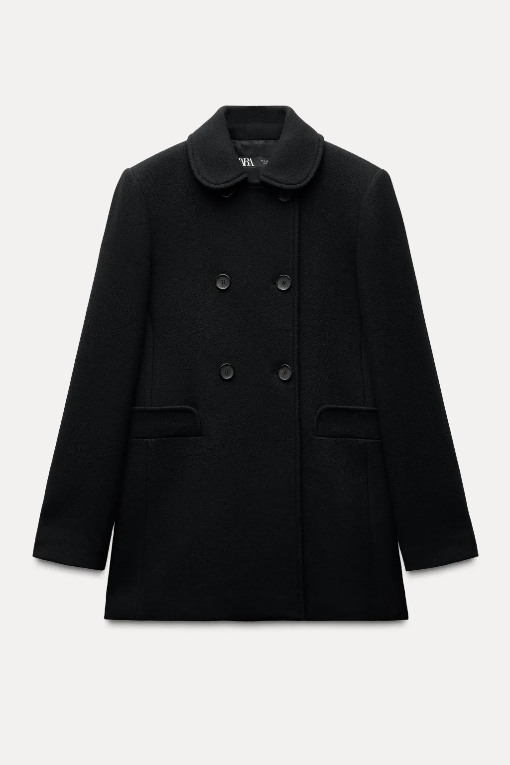 Discount ABRIGO CRUZADO CON LANA Mujer Abrigos / Anoraks