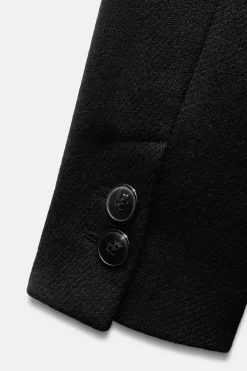 Sale ABRIGO CRUZADO CON LANA Mujer Abrigos / Anoraks