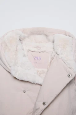 Niños ZARA 6 - 18 Meses·Abrigos / Buzos<ABRIGO CRUZADO FORRADO