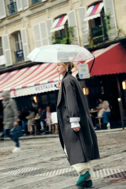 Sale ABRIGO CRUZADO OVERSIZE Mujer Abrigos / Anoraks